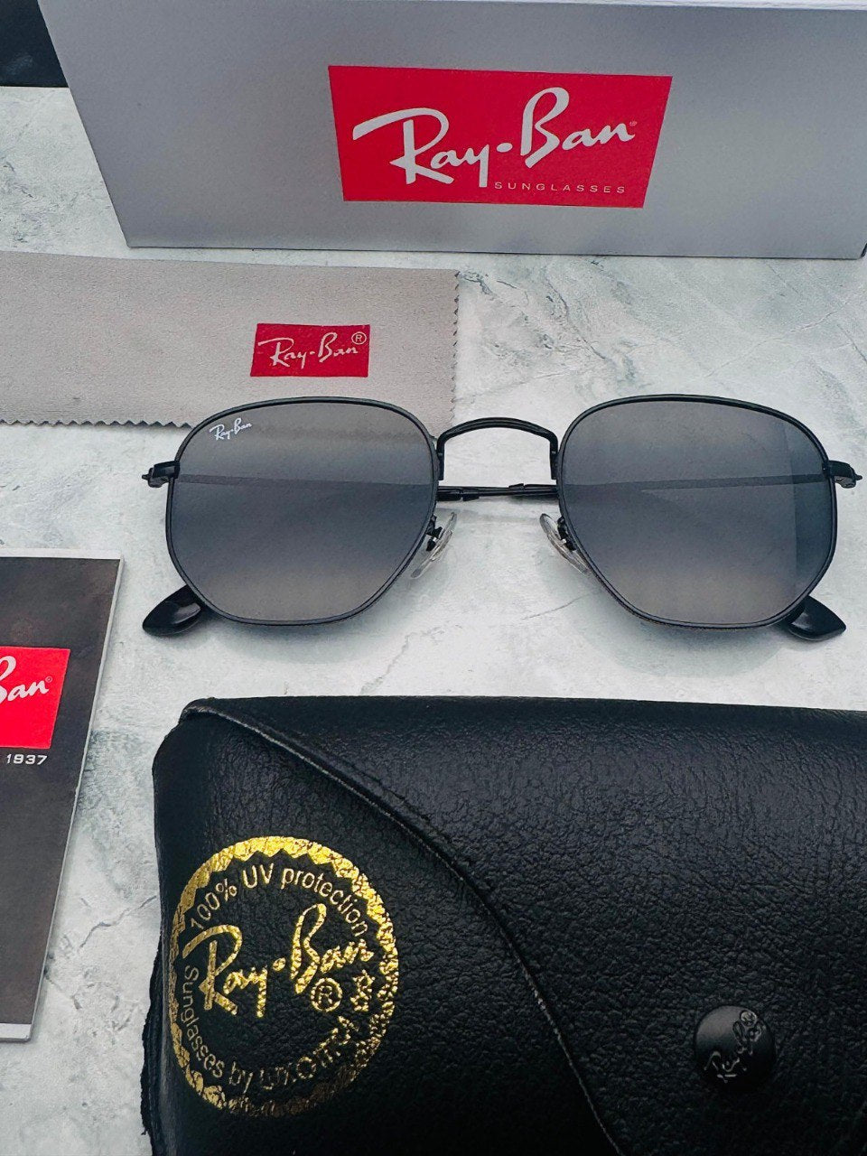 RAY BAN HEXAGONAL SUGLASSES + ESTUCHE TIPO ORIGINAL